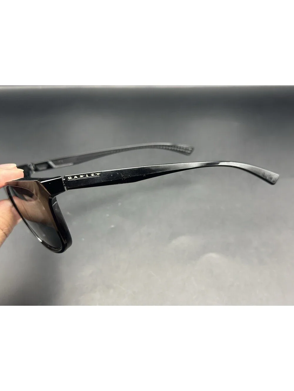 Oakley Leadline Polished Black/Grey Lenses